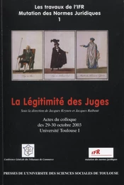 La légitimité des juges