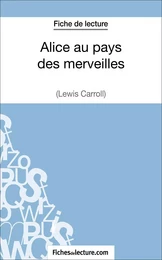 Alice au pays des merveilles de Lewis Carroll (Fiche de lecture)