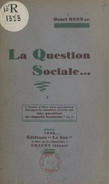 La question sociale