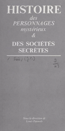 Les sociétés du mal - Jean-Claude Frère - FeniXX réédition numérique