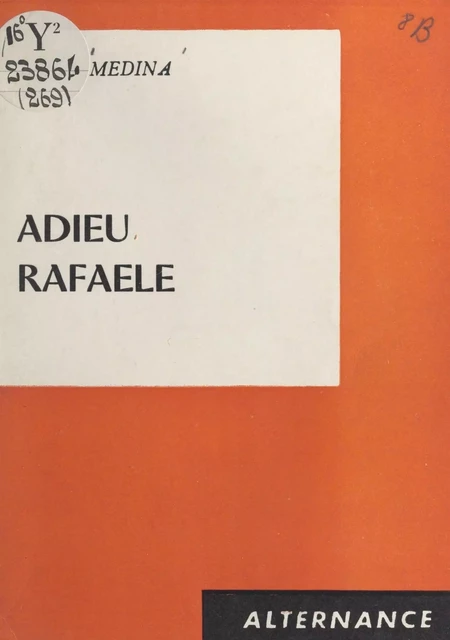 Adieu Rafaele - Leila Medina - FeniXX réédition numérique