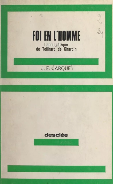 Foi en l'homme - Joan E. Jarque i Jutglar - FeniXX réédition numérique