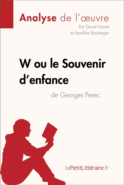 W ou le Souvenir d'enfance de Georges Perec (Analyse de l'oeuvre) -  lePetitLitteraire, David Noiret, Apolline Boulanger - lePetitLitteraire.fr