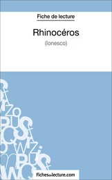 Rhinocéros d'Ionesco (Fiche de lecture)