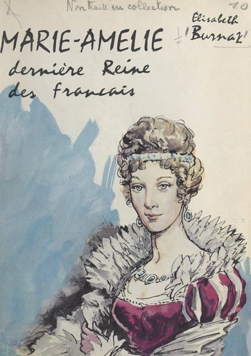 Marie-Amélie - Elisabeth Burnat - FeniXX réédition numérique