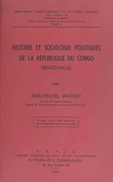 Histoire et sociologie politique de la République du Congo (Brazzaville)