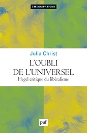 L'oubli de l'universel