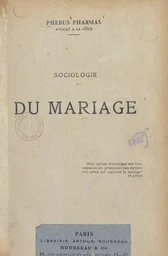 Sociologie du mariage