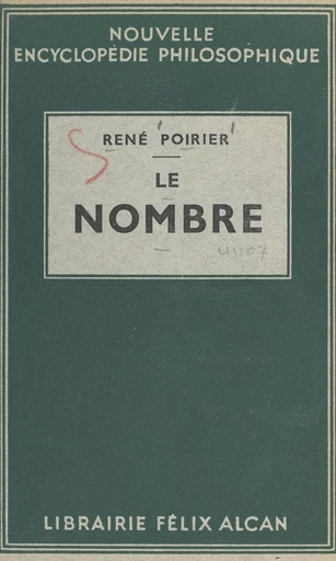 Le nombre - René Poirier - FeniXX réédition numérique