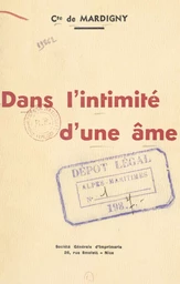 Dans l'intimité d'une âme