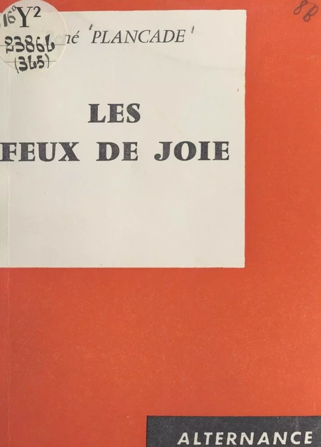 Les feux de joie - René Plancade - FeniXX réédition numérique