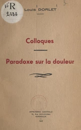 Colloques