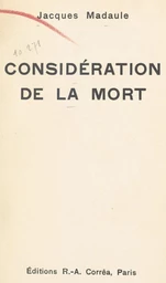 Considération de la mort