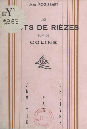 Les Hauts-de-Rièzes - Jean Rogissart - FeniXX réédition numérique