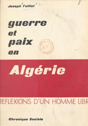 Guerre et paix en Algérie