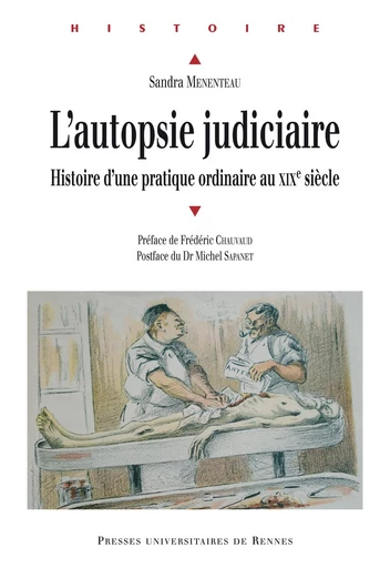 L'autopsie judiciaire - Sandra Menenteau - Presses universitaires de Rennes