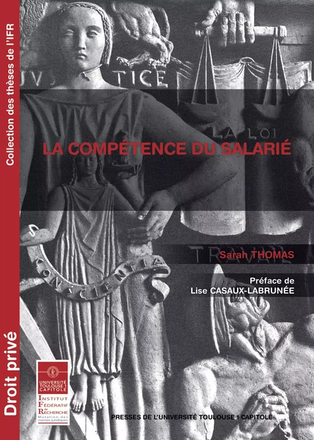 La compétence du salarié - Sarah Thomas - Presses de l’Université Toulouse Capitole