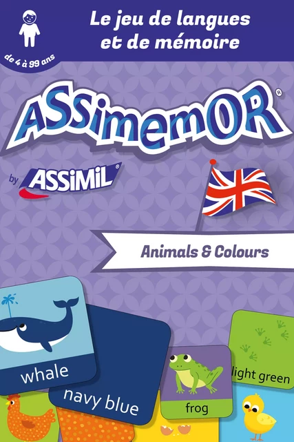 Assimemor – Mes premiers mots anglais : Animals and Colours - Jean-Sébastien Deheeger,  Céladon - Assimil