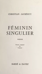 Féminin singulier