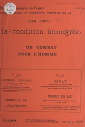 La condition immigrée