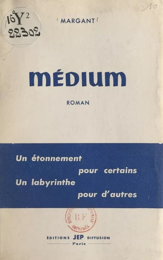 Médium -  Margant - FeniXX réédition numérique