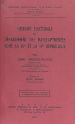 Histoire électorale du département des Basses-Pyrénées sous la IIIe et la IVe République