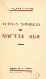 Thèses sociales du nouvel âge