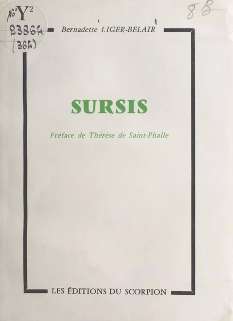 Sursis - Bernadette Liger-Belair - FeniXX réédition numérique