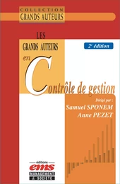 Les grands auteurs en contrôle de gestion - 2e édition