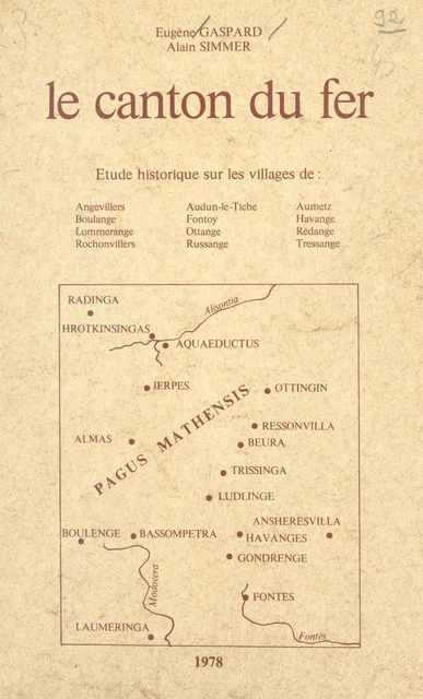 Le canton du fer - Eugène Gaspard, Alain Simmer - FeniXX réédition numérique