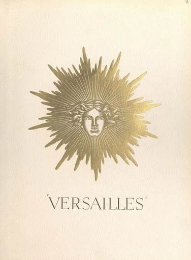 Versailles - Charles Mauricheau-Beaupré - FeniXX réédition numérique