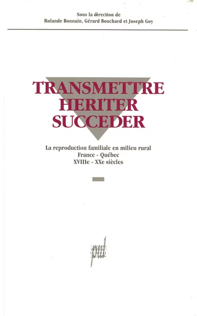 Transmettre, hériter, succéder -  - Presses universitaires de Lyon