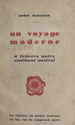 Un voyage moderne