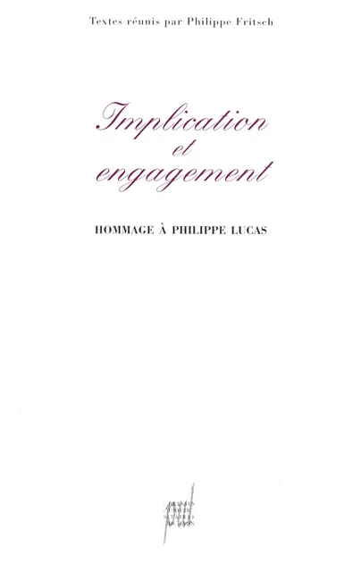 Implication et engagement -  - Presses universitaires de Lyon