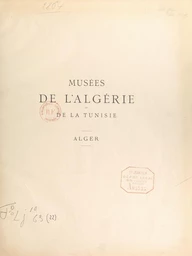 Description de l'Afrique du Nord. Musées et collections archéologiques de l'Algérie et de la Tunisie (22)