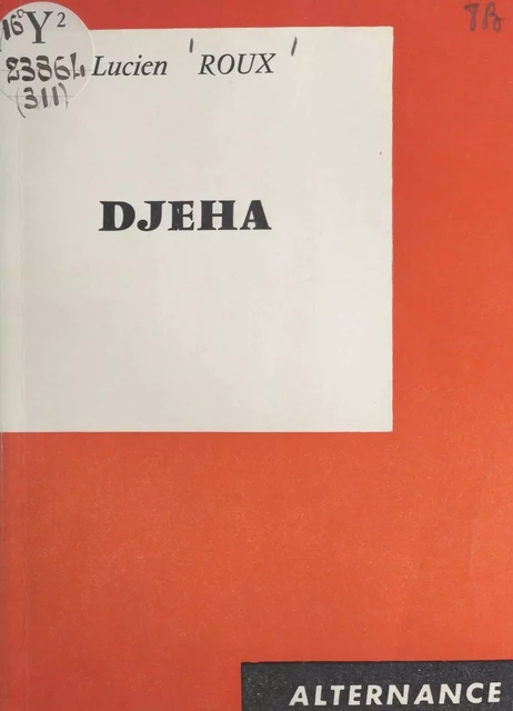 Djeha - Lucien Roux - FeniXX réédition numérique