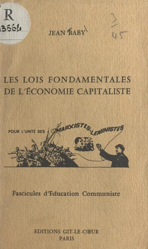 Principes fondamentaux d'économie politique - Jean Baby - FeniXX réédition numérique