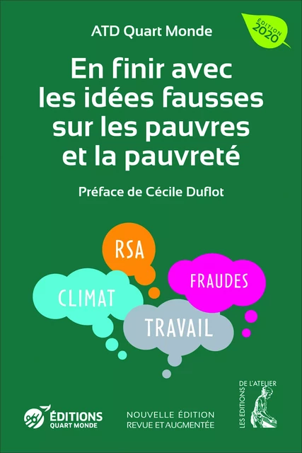 En finir avec les idées fausses sur les pauvres et la pauvreté - Atd Atd, Atd Quart Monde - Éditions de l'Atelier