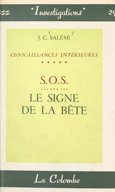 Connaissances intérieures (5) - Jules -C. Salémi - FeniXX réédition numérique