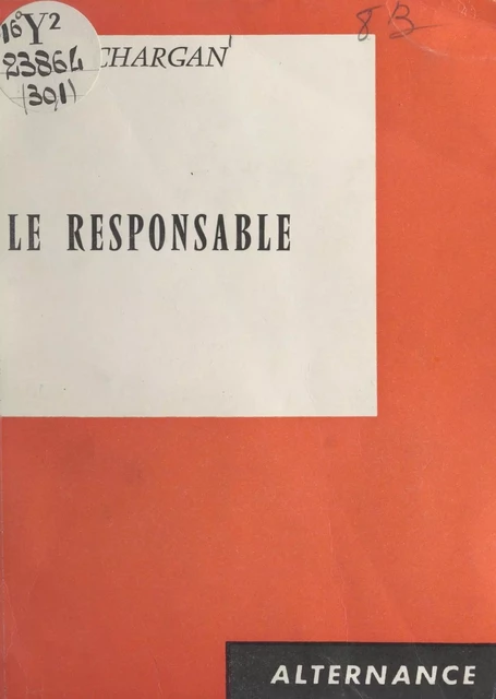 Le responsable - Maria Chargan - FeniXX réédition numérique