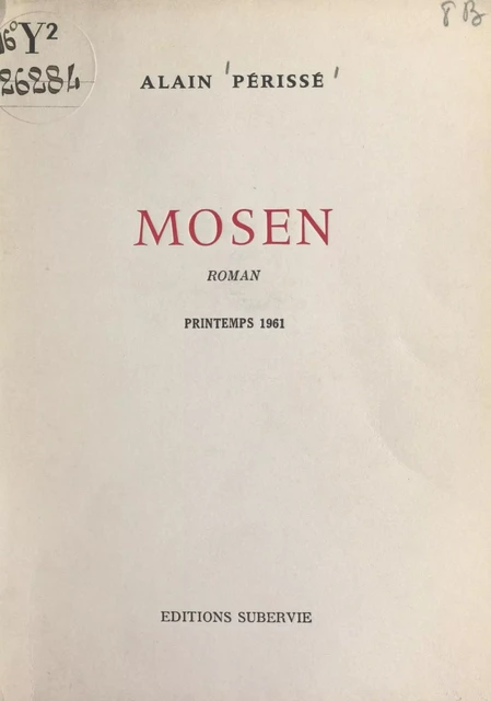 Mosen - Alain Périssé - FeniXX réédition numérique