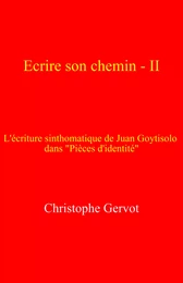 Écrire son chemin – II