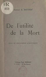 De l'utilité de la mort