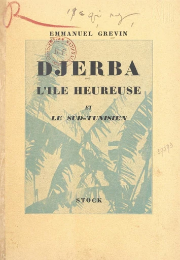 Djerba - Emmanuel Grévin - FeniXX réédition numérique