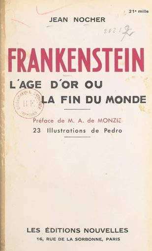 Frankenstein - Jean Nocher - FeniXX réédition numérique