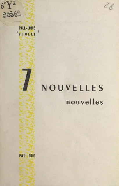 7 nouvelles nouvelles - Paul-Louis Violle - FeniXX réédition numérique