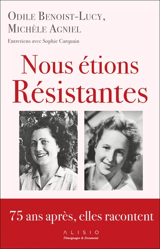 Nous étions résistantes - Sophie Carquain - Alisio