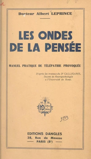 Les ondes de la pensée - Albert Leprince - FeniXX réédition numérique