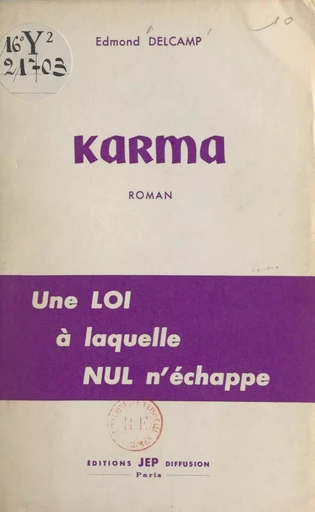 Karma - Edmond Delcamp - FeniXX réédition numérique