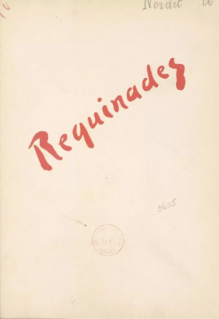 Requinades - J.-M. Nordet - FeniXX réédition numérique